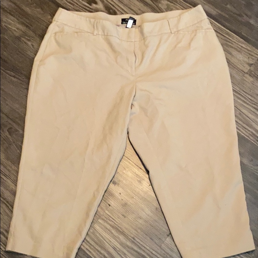 Apt. 9 Women’s Plus Size Khaki Capri Slacks